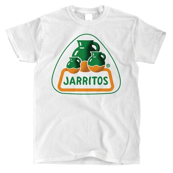 Jarritos Soda Brand Classic Retro Beverage Logo Mexican Drink White T-Shirt 166 - Picture 1 of 5